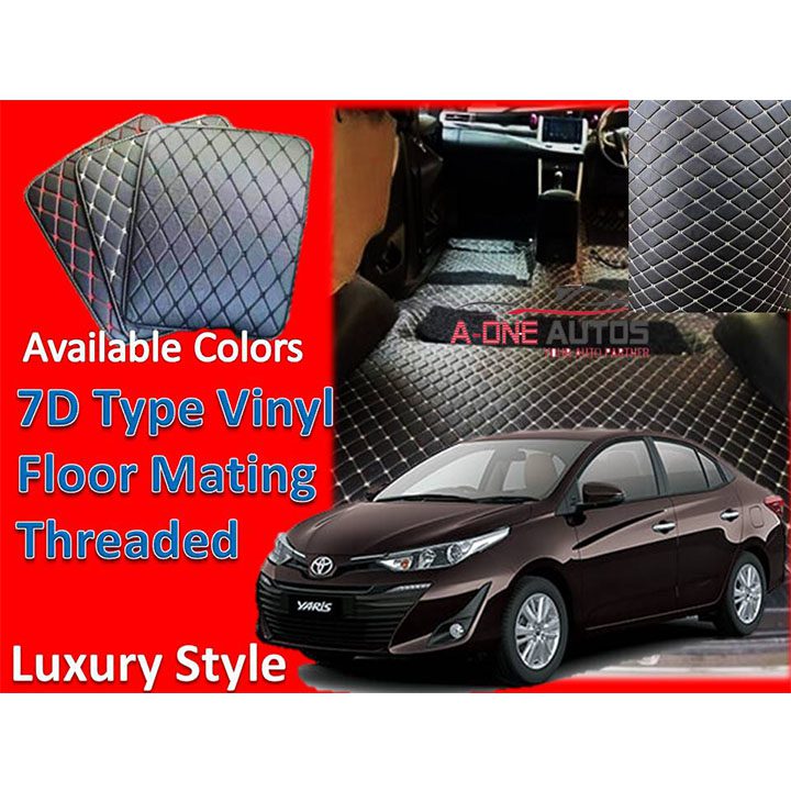 Toyota Yaris 7D Vinyl Floor Mating Full Luxury