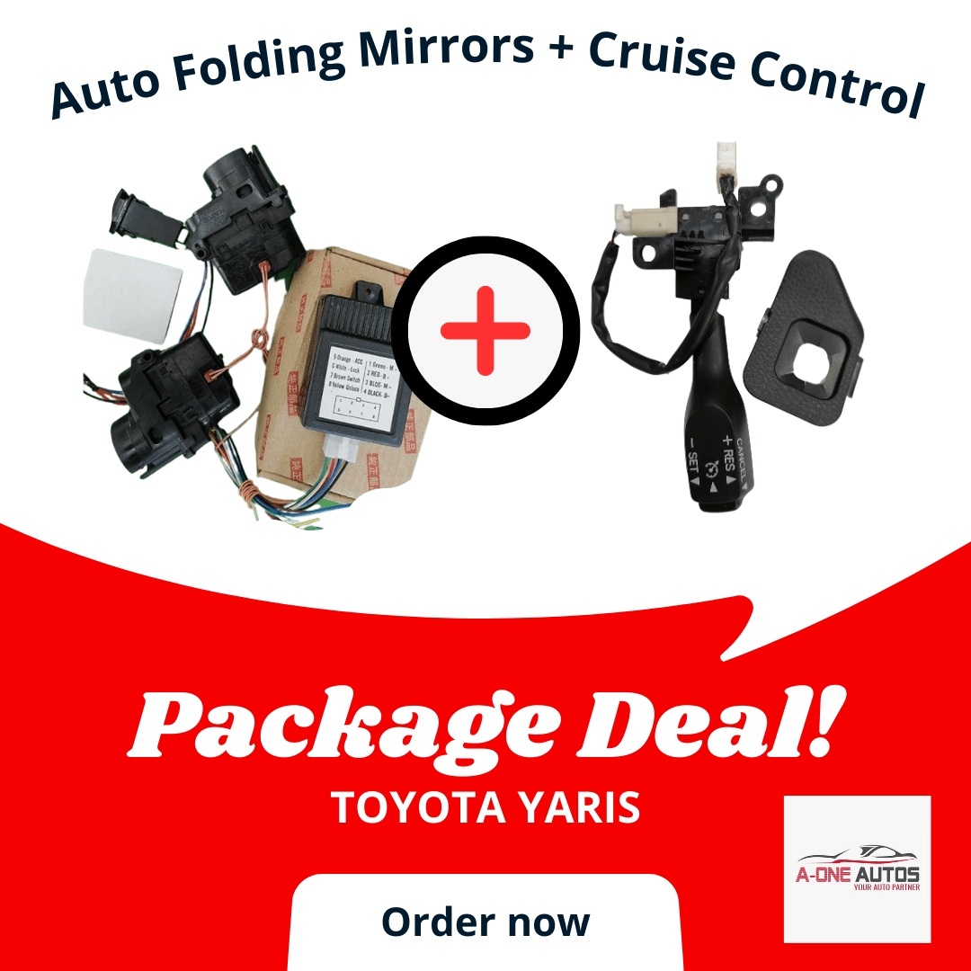 Toyota Yaris Cruise + Auto Folding Mirrors Complete Package view 2
