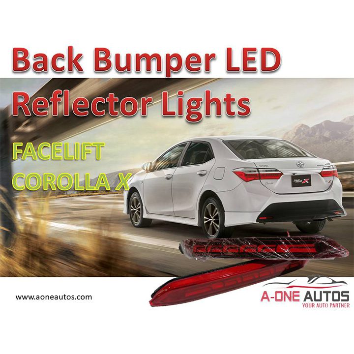 Back Bumper Reflector Lights Corolla X