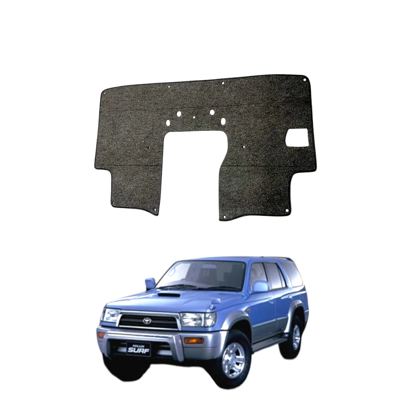 Toyota Hilux Surf Intercooler 1997-02 Bonnet Insulator Namda with Clips Premium
