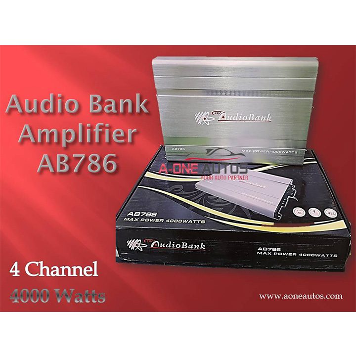 Audio Bank Amplifier AB786 4000watts view 1