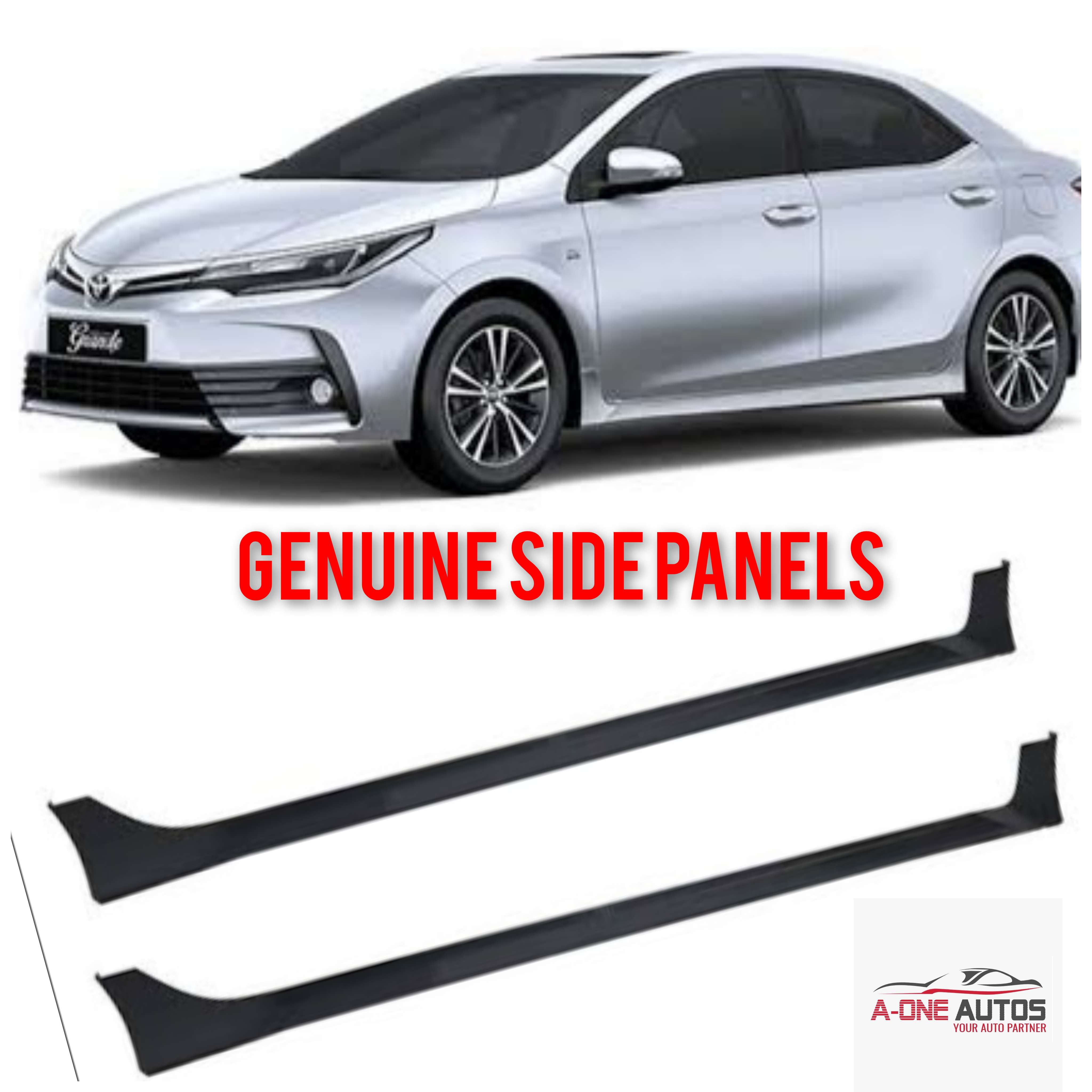 Genuine Side Skirt Panels Corolla Grande (2pcs R+L)
