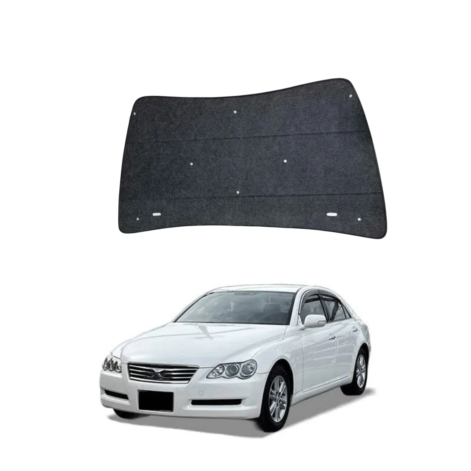 Toyota Mark X 2004-2009 Bonnet Insulator Namda with Clips – Thickness 5mm