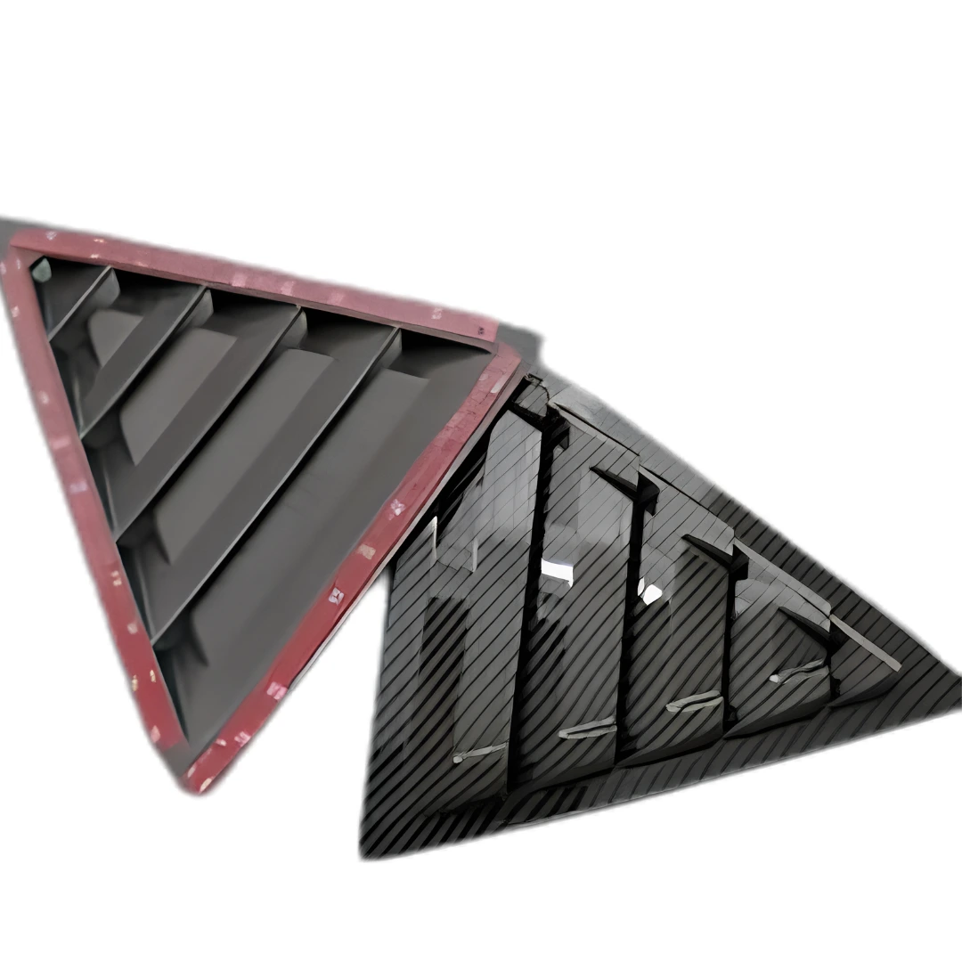 Toyota Corolla 2015-2024 Carbon Fiber Spike Design Quarter Glass Louver (Pair) view 3