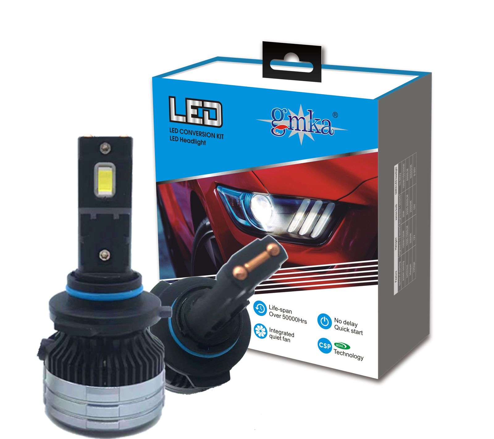 Car LED Headlight Bulb 200W H7 H4 H11 LED Lamp 3 Copper Tube LED Auto fog Lights 9005 9006 12V Turbo Headlight Bulb view 5
