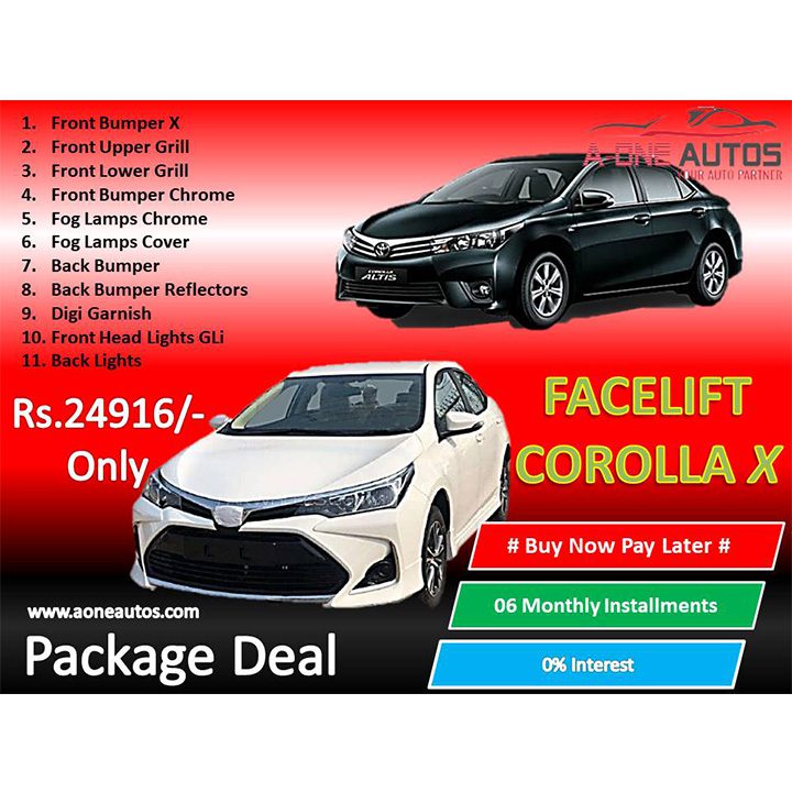 Toyota Corolla X Facelift Complete