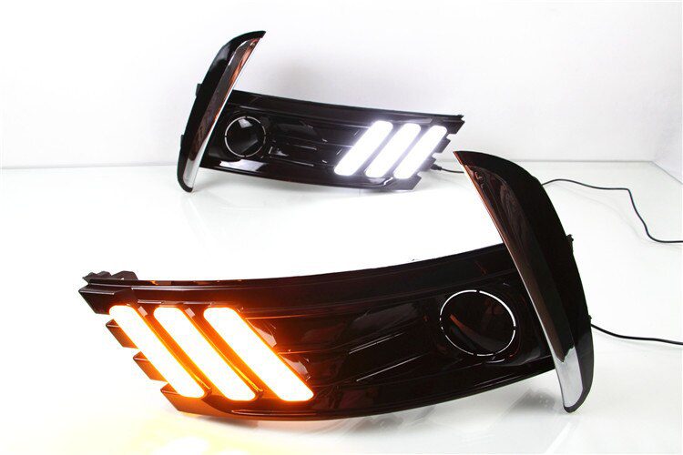 DRL Fog Lamps Covers Mustang Style For Corolla 2017 ~ 2020 view 2