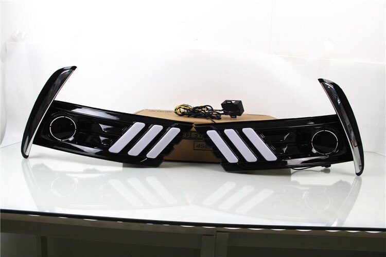 DRL Fog Lamps Covers Mustang Style For Corolla 2017 ~ 2020 view 3