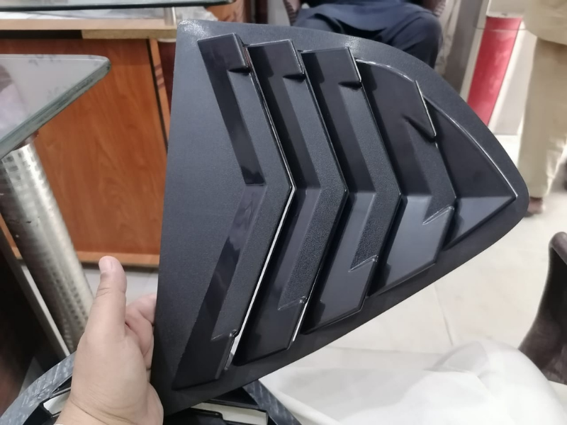 Suzuki Alto Quarter Glass Louver Mugen Design – China Import ABS Plastic (Pair) view 3