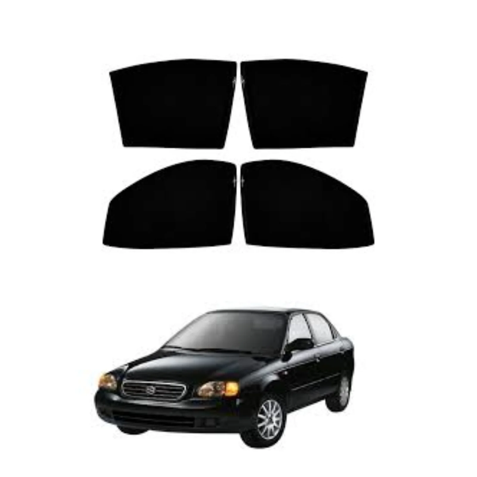 Suzuki Baleno 1998-2005 Flexible Foldable Window Sun Shades