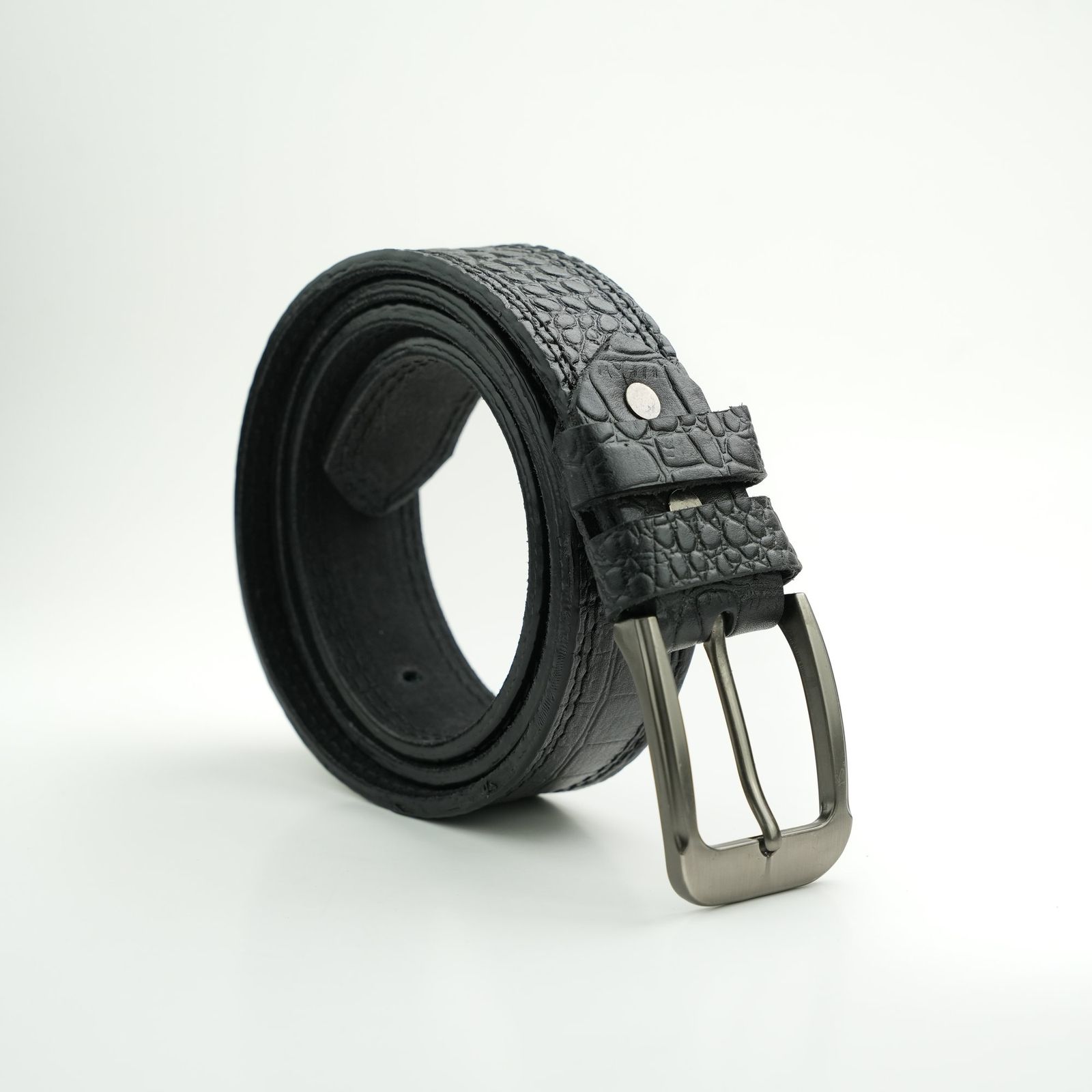 Croc Leather Belt, second view