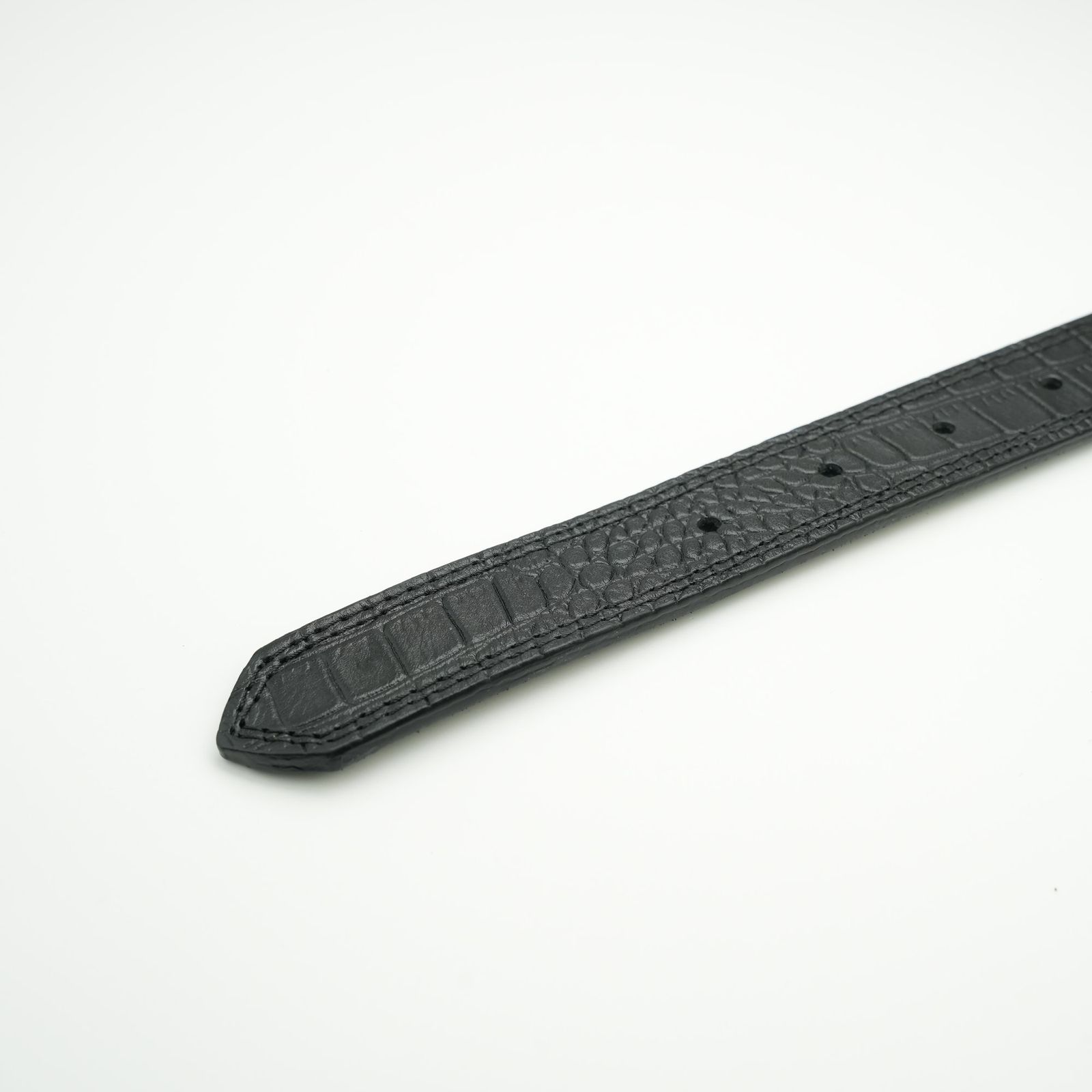 Croc Leather Belt, view 5