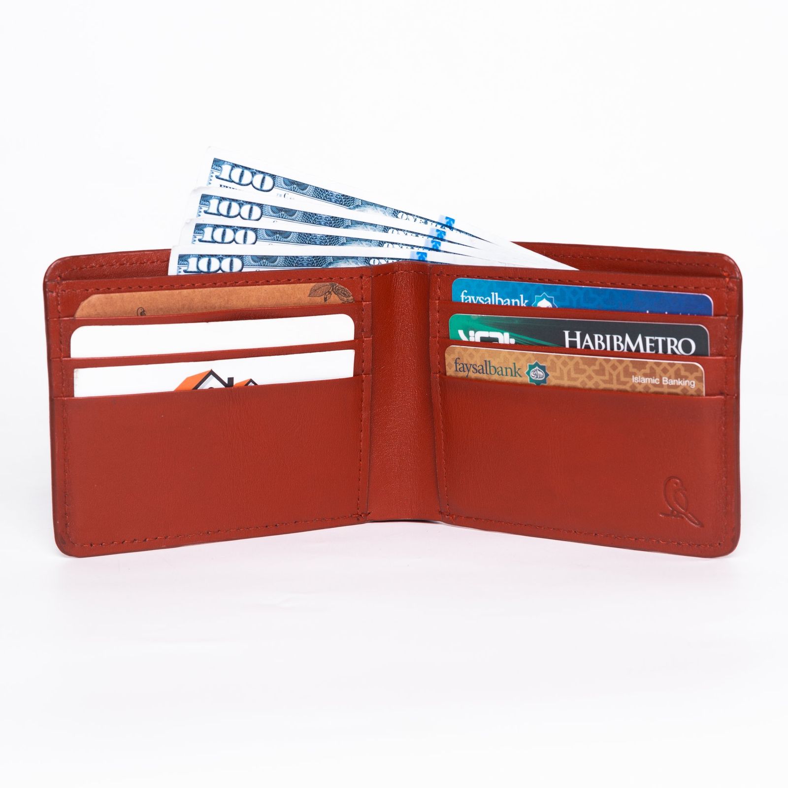 Bifold Croc Wallet, view 2