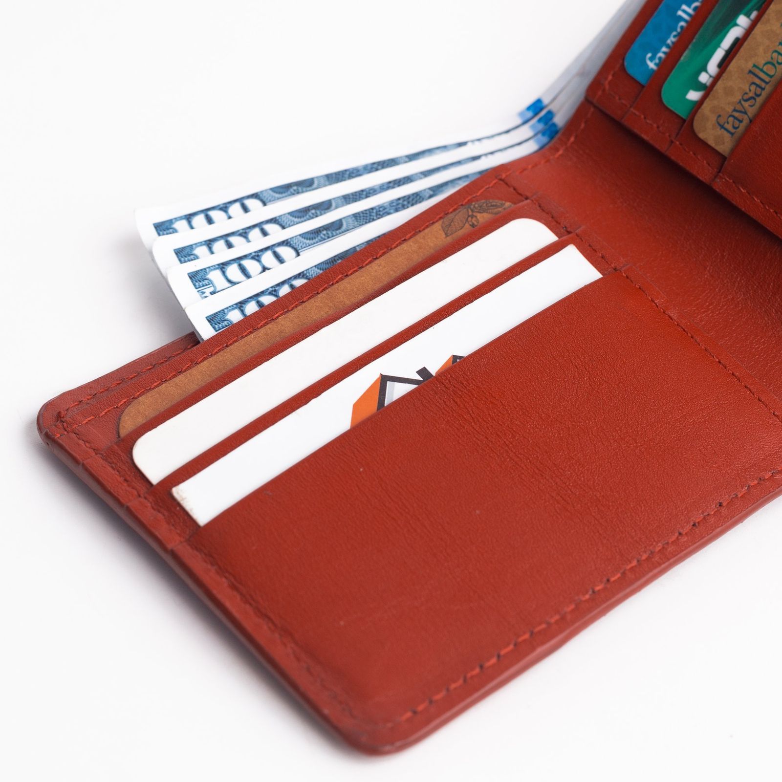 Bifold Croc Wallet, view 5