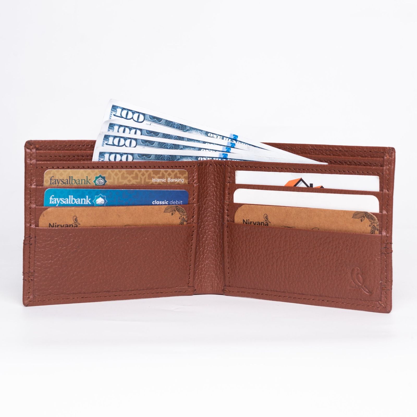 Bifold with Hair Strip On, second view