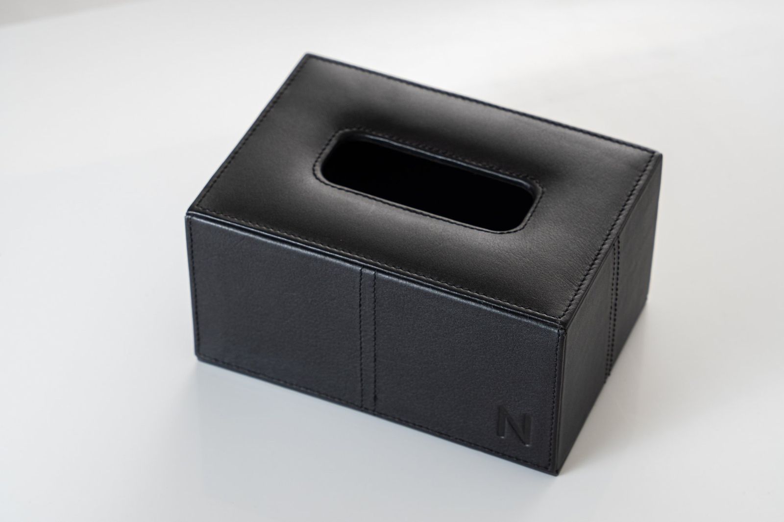The Leather Tissue Box, view 2