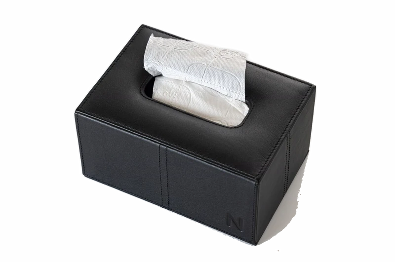 The Leather Tissue Box