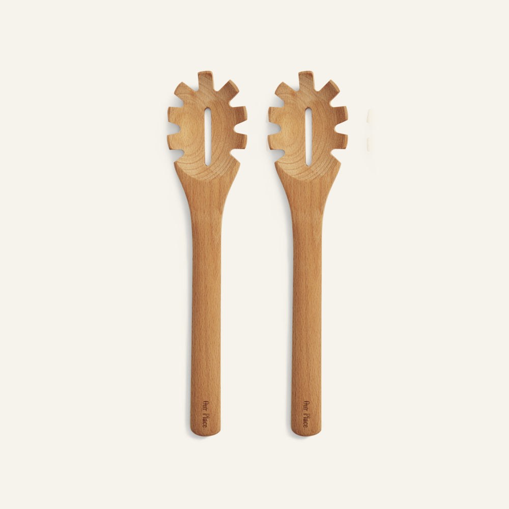 Beechwood Serving Spoons