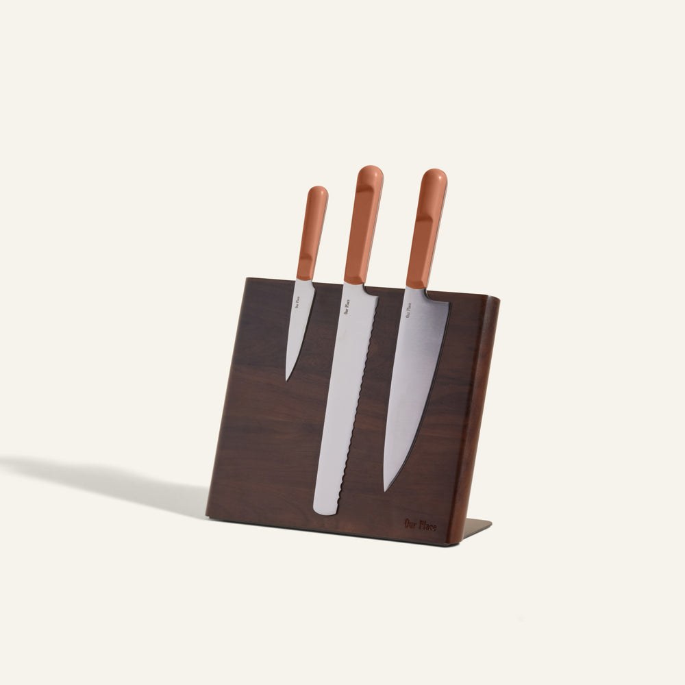 Walnut Knife Block