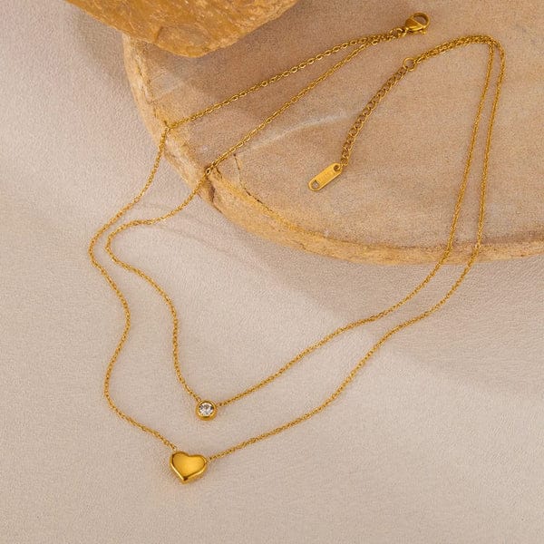 Layered Heart - Necklace