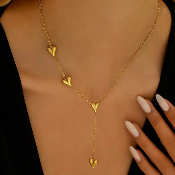 Elegant Heart Hanging - Necklace - Image 3