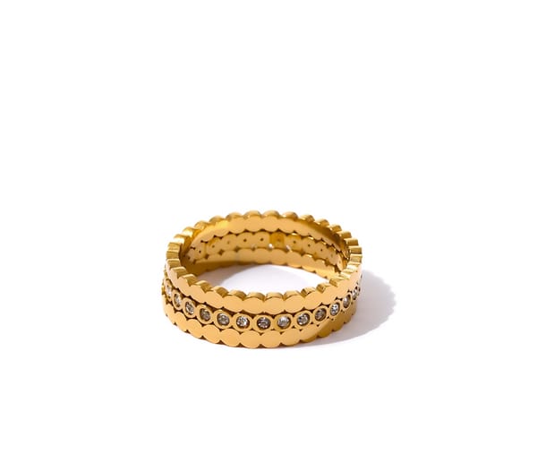 Royal Crown Stackable Set - Ring - Hover