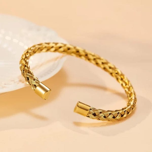 Luxurious Woven Cuff - Bracelet