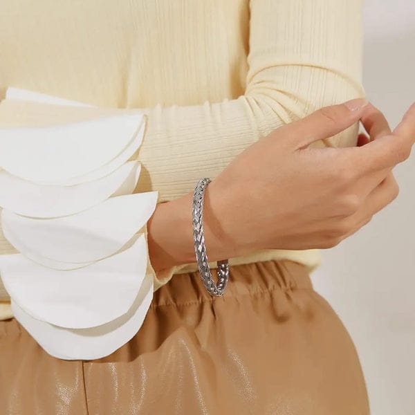 Luxurious Woven Cuff - Bracelet - Image 3