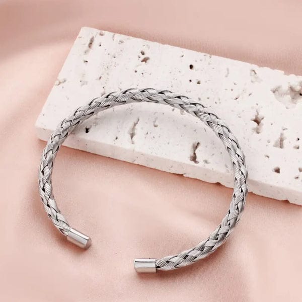 Luxurious Woven Cuff - Bracelet - Image 4