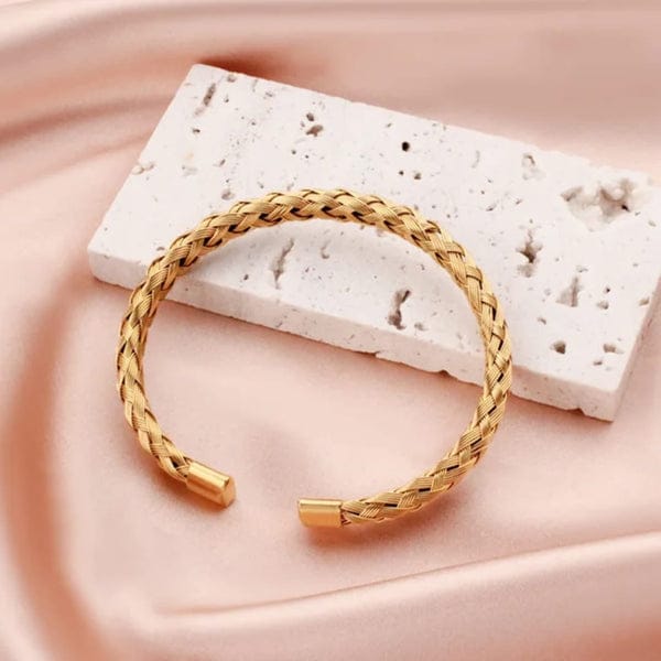 Luxurious Woven Cuff - Bracelet - Image 6