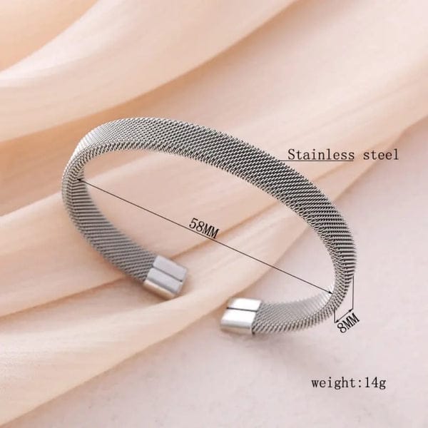 Mesh Open Cuff- Bracelet - Image 5