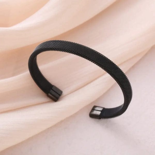 Mesh Open Cuff- Bracelet - Hover