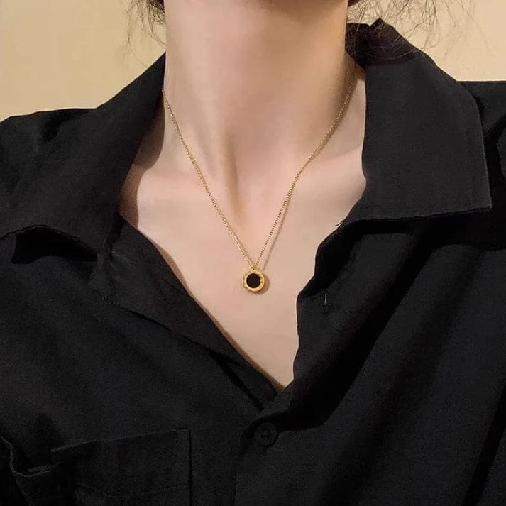 Roman Numeral Pendant - Jewelry Set - Hover