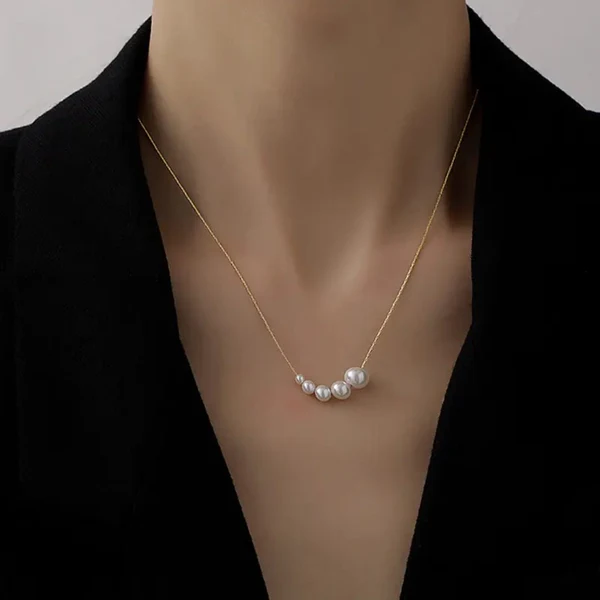 Trendy Faux Pearl - Necklace - Image 4