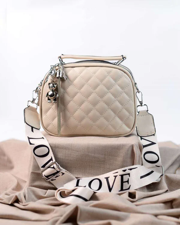 Crossbody Sling Bag White - Hover