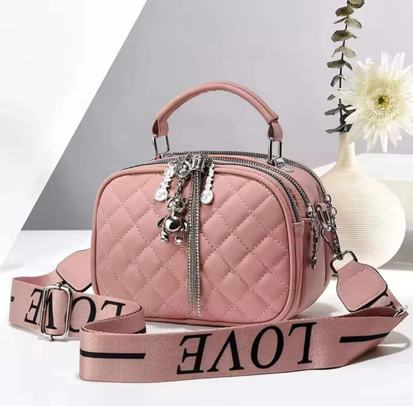 Crossbody Sling Bag Pink