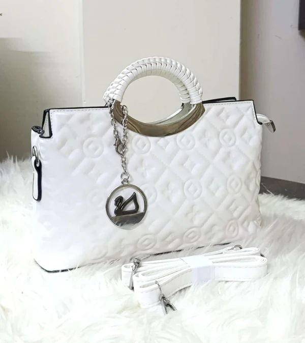 White Formal Hand Bag