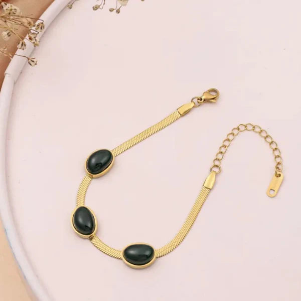 Luxury Emerald Gold - Bracelet - Image 3