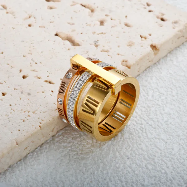 Roman Numeral Multilayer - Ring