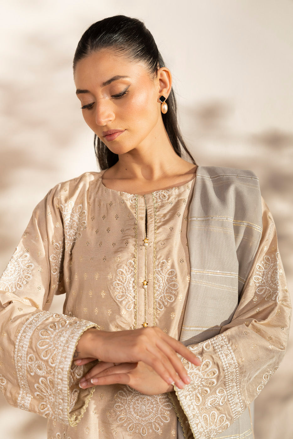 RTW | SHIRT & DUPATTA alternate view