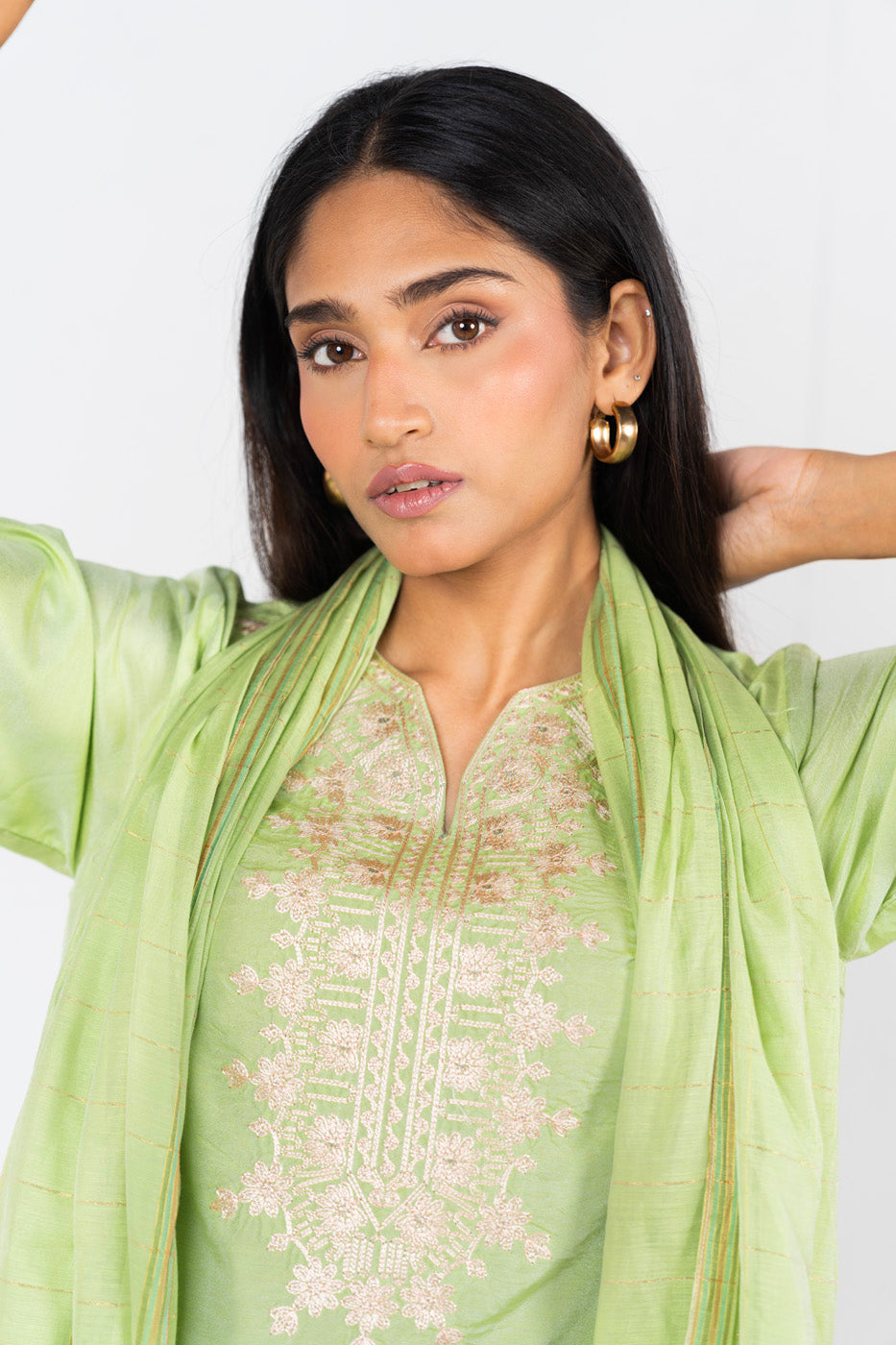 RTW | SHIRT & DUPATTA view 3