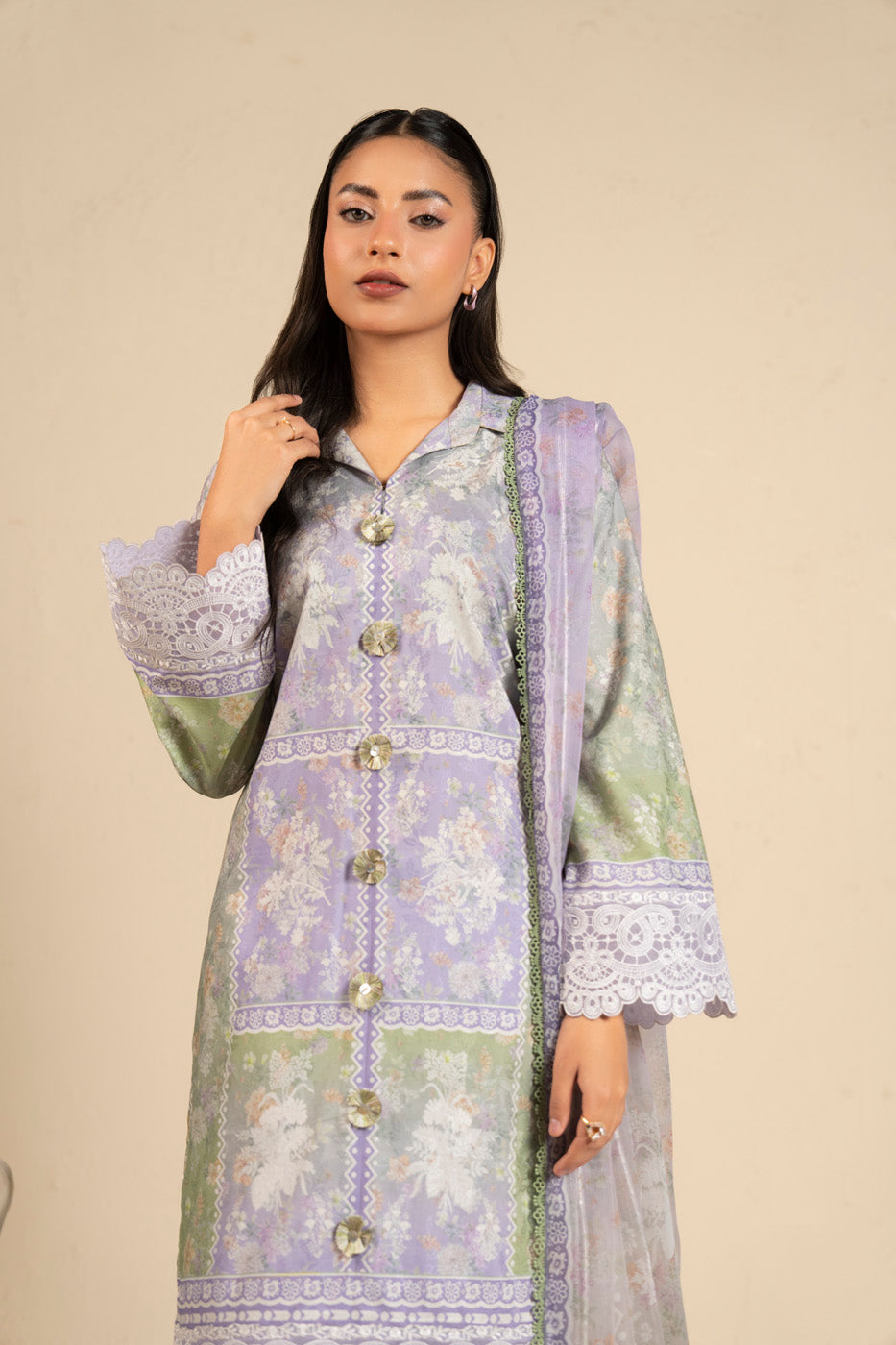 RTS  | SHIRT, TROUSER & DUPATTA alternate view
