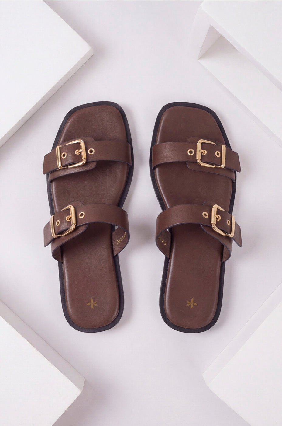 DOUBLE BUCKLE SLIDES view 3