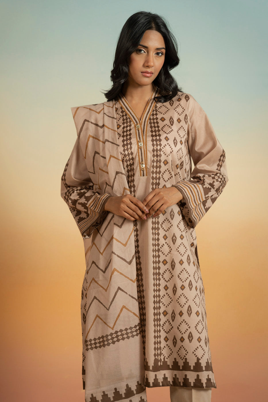 RTS  | SHIRT, TROUSER & DUPATTA alternate view