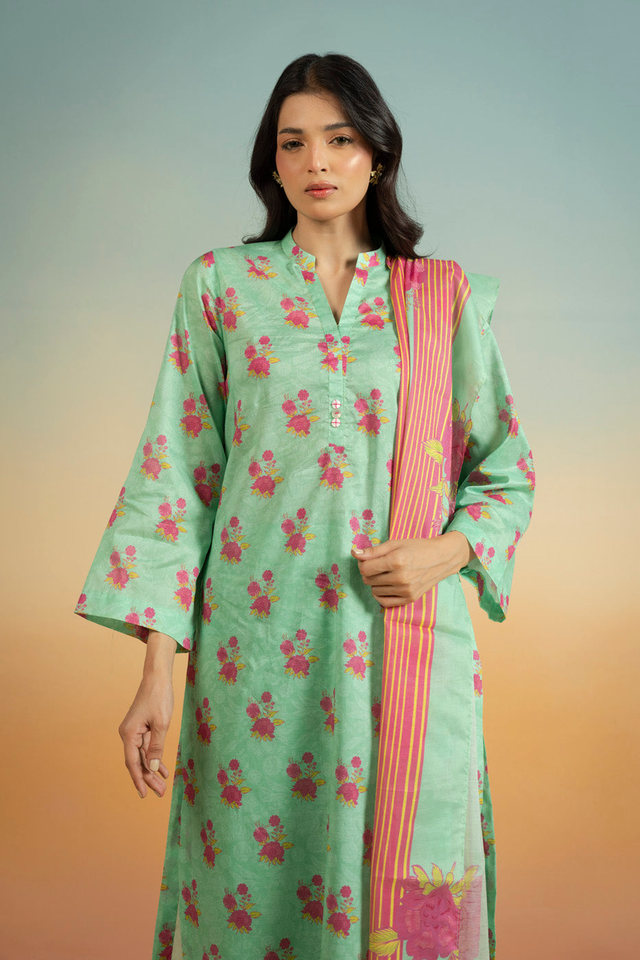 RTS  | SHIRT, TROUSER & DUPATTA alternate view