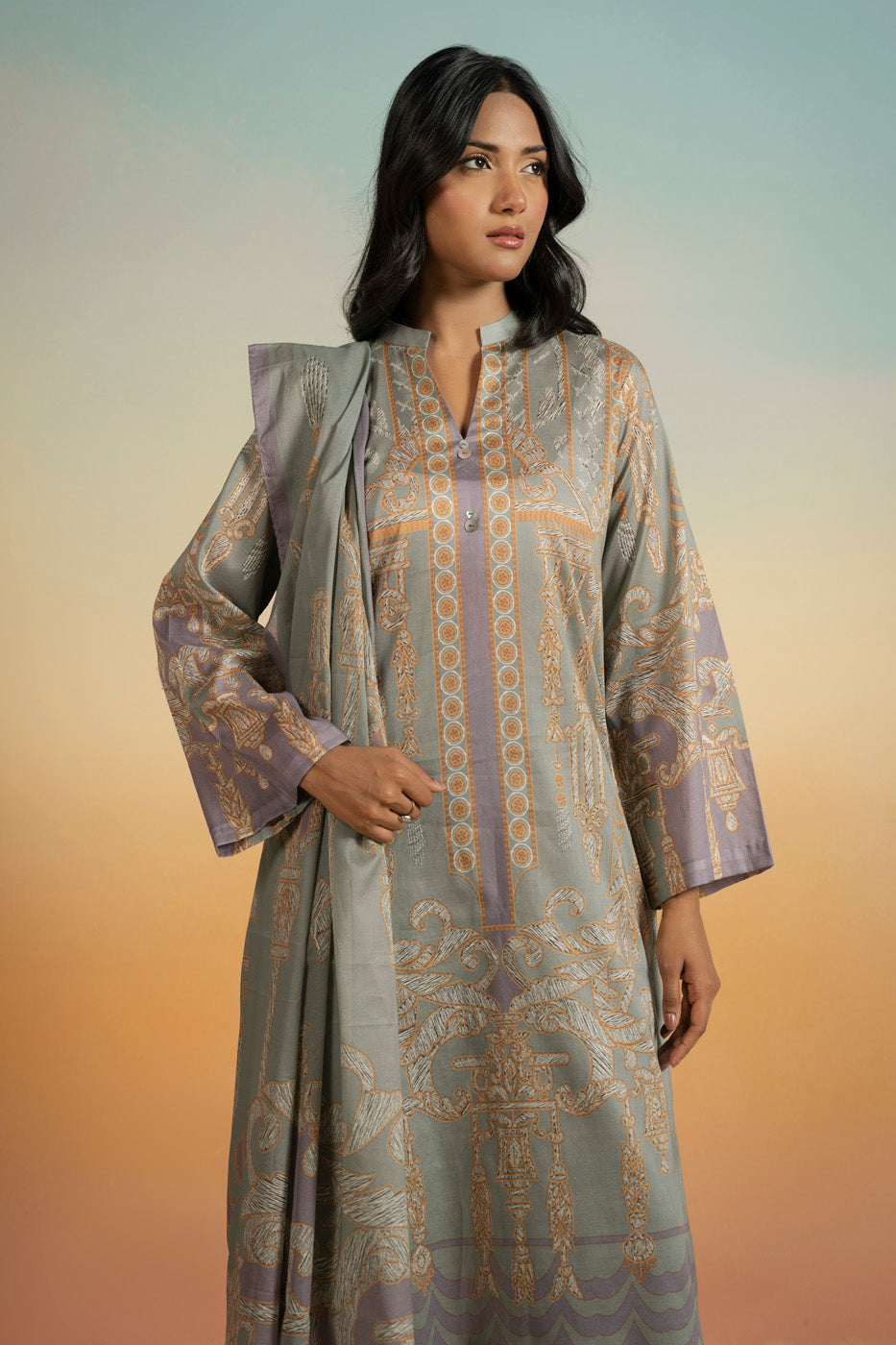 RTS  | SHIRT, TROUSER & DUPATTA alternate view