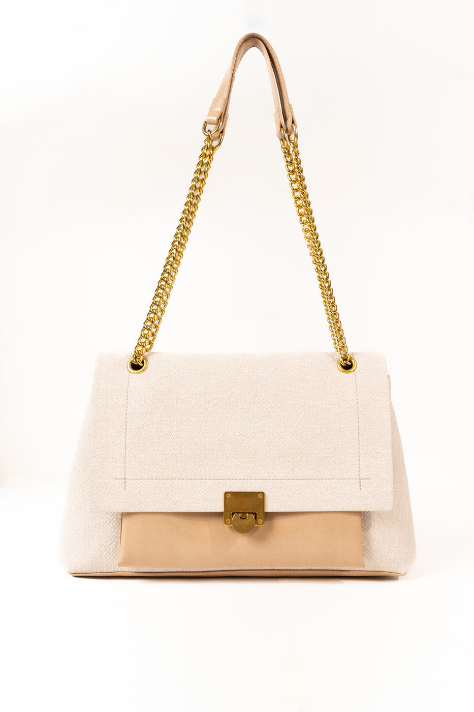 CHAIN-STRAP SHOULDER BAG