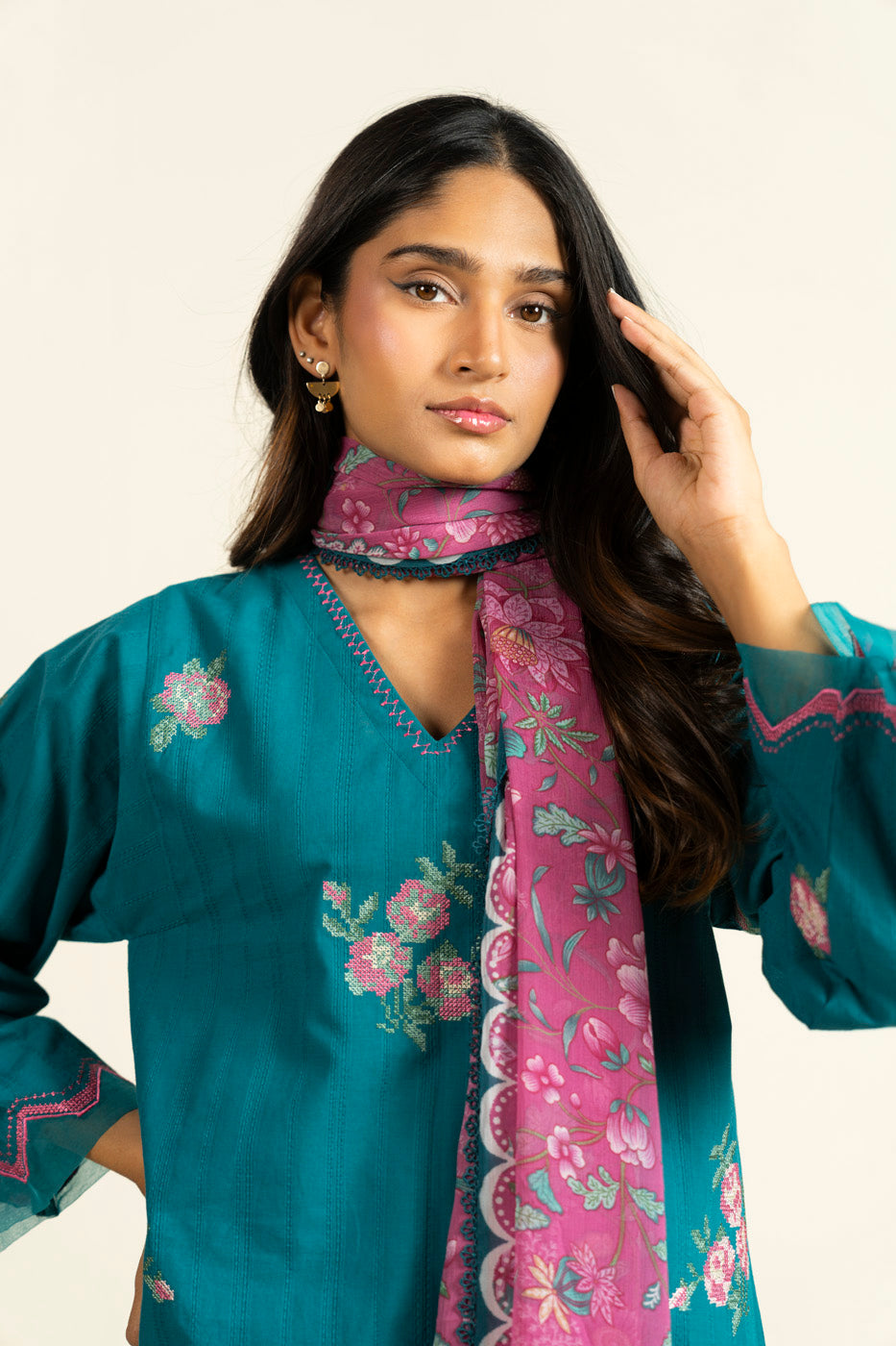 RTW | SHIRT, CULOTTE & DUPATTA view 3