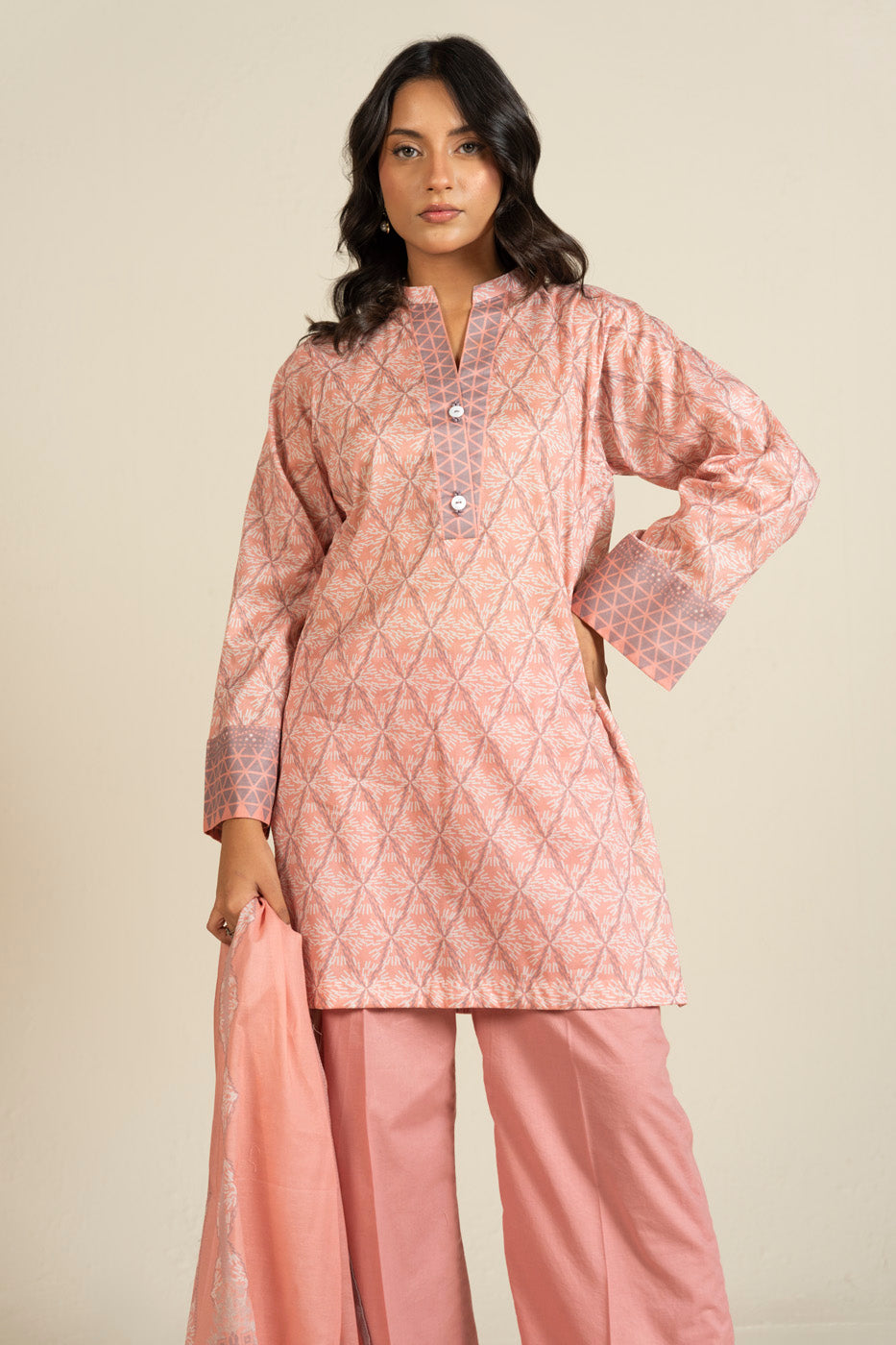 RTS  | SHIRT, TROUSER & DUPATTA alternate view