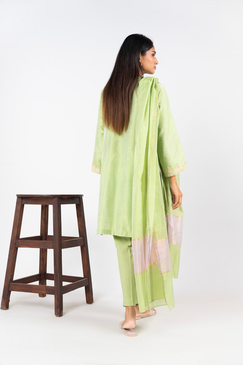 RTW | SHIRT & DUPATTA view 4